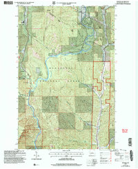 preview thumbnail of historical topo map of Chelan County, WA in 2003