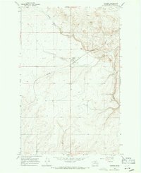 Download a high-resolution, GPS-compatible USGS topo map for Withrow, WA (1971 edition)