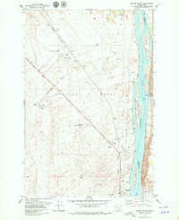 preview thumbnail of historical topo map of Benton County, WA in 1978