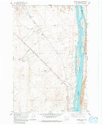 Download a high-resolution, GPS-compatible USGS topo map for Wooden Island, WA (1991 edition)