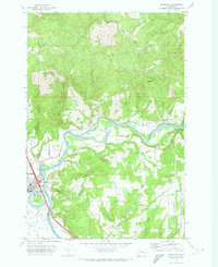 Download a high-resolution, GPS-compatible USGS topo map for Woodland, WA (1973 edition)