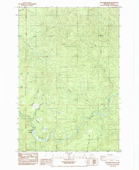 Download a high-resolution, GPS-compatible USGS topo map for Woolford Creek, WA (1985 edition)