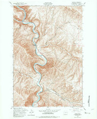 Download a high-resolution, GPS-compatible USGS topo map for Wymer, WA (1982 edition)