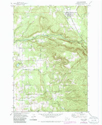 Download a high-resolution, GPS-compatible USGS topo map for Yacolt, WA (1986 edition)