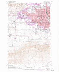 Download a high-resolution, GPS-compatible USGS topo map for Yakima West, WA (1976 edition)