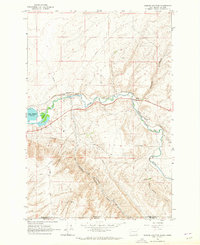 preview thumbnail of historical topo map of Walla Walla County, WA in 1964