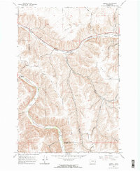 preview thumbnail of historical topo map of Garfield County, WA in 1967