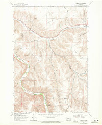 Download a high-resolution, GPS-compatible USGS topo map for Zumwalt, WA (1971 edition)