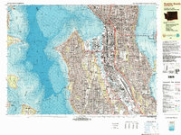 preview thumbnail of historical topo map of King County, WA in 1983