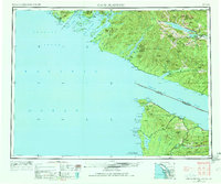 preview thumbnail of historical topo map of Clallam County, WA in 1953