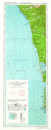 1963 Map of Copalis Beach