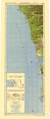 1951 Map of Copalis Beach
