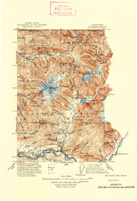 preview thumbnail of historical topo map of Whatcom County, WA in 1915
