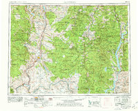 1954 Map of Kettle Falls, WA, 1978 Print