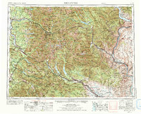 1957 Map of Wenatchee, 1992 Print