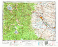 Download a high-resolution, GPS-compatible USGS topo map for Yakima, WA (1969 edition)