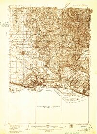 preview thumbnail of historical topo map of Troutdale, OR in 1934