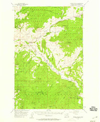 Download a high-resolution, GPS-compatible USGS topo map for Aeneas Valley, WA (1959 edition)