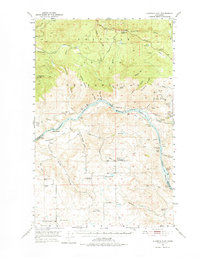 Download a high-resolution, GPS-compatible USGS topo map for Alameda Flat, WA (1975 edition)