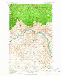 Download a high-resolution, GPS-compatible USGS topo map for Alameda Flat, WA (1965 edition)