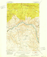 Download a high-resolution, GPS-compatible USGS topo map for Alameda Flat, WA (1952 edition)