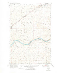 Download a high-resolution, GPS-compatible USGS topo map for Ayer, WA (1976 edition)
