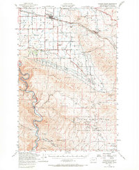 Download a high-resolution, GPS-compatible USGS topo map for Badger Pocket, WA (1969 edition)