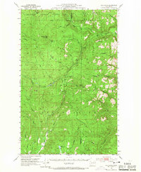 Download a high-resolution, GPS-compatible USGS topo map for Bald Knob, WA (1967 edition)
