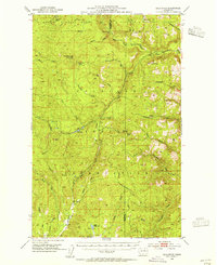 Download a high-resolution, GPS-compatible USGS topo map for Bald Knob, WA (1955 edition)