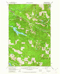 preview thumbnail of historical topo map of King County, WA in 1960