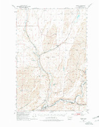 Download a high-resolution, GPS-compatible USGS topo map for Benge, WA (1980 edition)