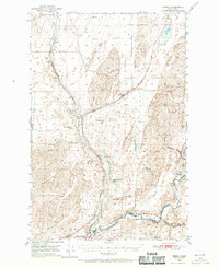 preview thumbnail of historical topo map of Adams County, WA in 1950