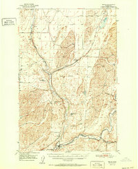 preview thumbnail of historical topo map of Adams County, WA in 1952