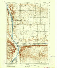 Download a high-resolution, GPS-compatible USGS topo map for Beverly, WA (1934 edition)