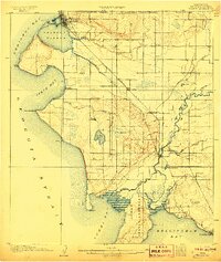 1907 Map of Whatcom County, WA