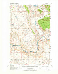 Download a high-resolution, GPS-compatible USGS topo map for Boot Mtn, WA (1974 edition)