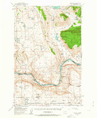 Download a high-resolution, GPS-compatible USGS topo map for Boot Mtn, WA (1963 edition)