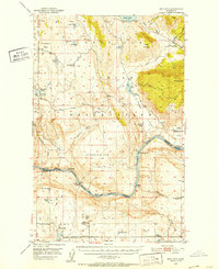 Download a high-resolution, GPS-compatible USGS topo map for Boot Mtn, WA (1952 edition)