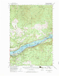 Download a high-resolution, GPS-compatible USGS topo map for Bridal Veil, WA (1983 edition)