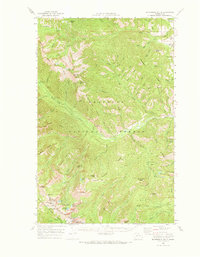 Download a high-resolution, GPS-compatible USGS topo map for Buttermilk Butte, WA (1973 edition)