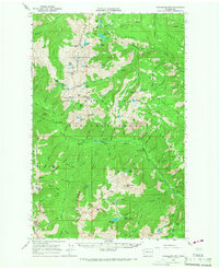 preview thumbnail of historical topo map of Chelan County, WA in 1965