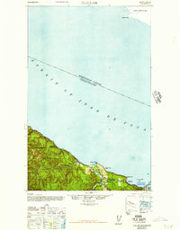 preview thumbnail of historical topo map of Clallam County, WA in 1935