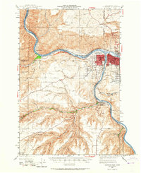 1945 Map of Clarkston, 1965 Print