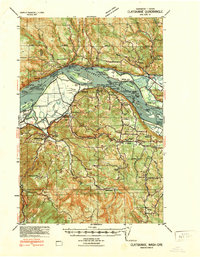1941 Map of Clatskanie