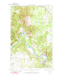 Download a high-resolution, GPS-compatible USGS topo map for Clayton, WA (1970 edition)