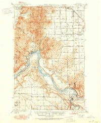 Download a high-resolution, GPS-compatible USGS topo map for Clayton, WA (1951 edition)