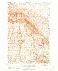 Download a high-resolution, GPS-compatible USGS topo map for Corral Canyon, WA (1964 edition)