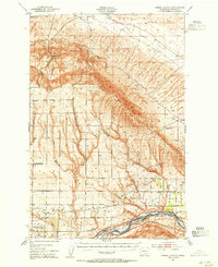 Download a high-resolution, GPS-compatible USGS topo map for Corral Canyon, WA (1955 edition)