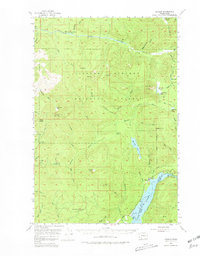 Download a high-resolution, GPS-compatible USGS topo map for Cougar, WA (1981 edition)