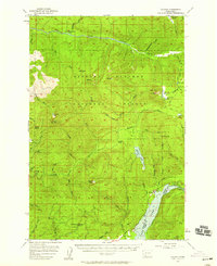 Download a high-resolution, GPS-compatible USGS topo map for Cougar, WA (1958 edition)